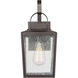 Devens 1 Light 16 inch Powder Coated Bronze Outdoor Wall Sconce